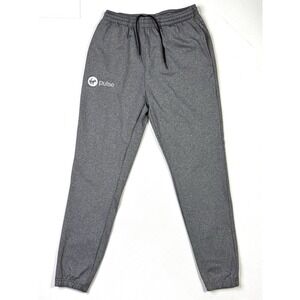 Virgin Pulse Jogger Pants Men's Size Medium Gray Drawstring Fitness